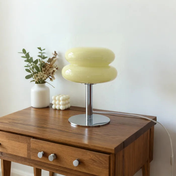 VerreDélice™ – Lampe de Table Chic au Charme Sucré