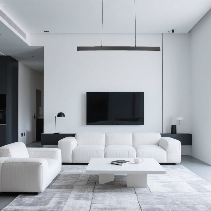 LinéaLumi™ – Lustre Minimaliste en Bande Longue
