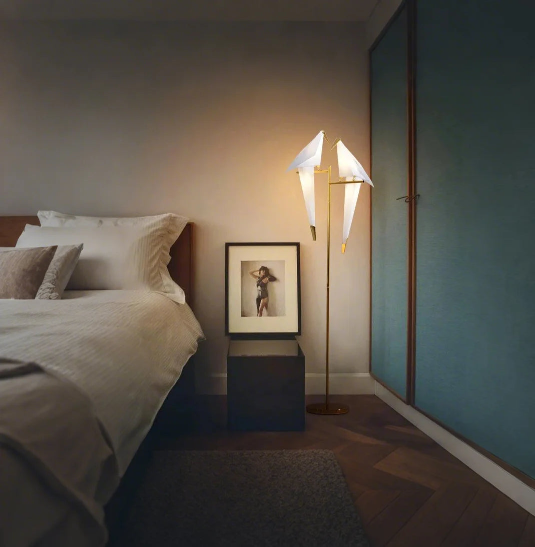 OrigamiNord™ – Lampe de Bureau Grue en Papier