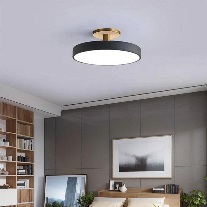 ScandiLumi™ – Luminaire Affleurant Rond et Épuré