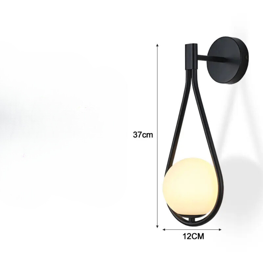 VerreLuna™ – Applique LED Suspendue au Style Aérien