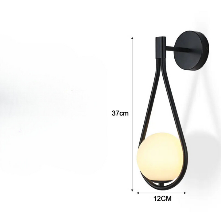 VerreLuna™ – Applique LED Suspendue au Style Aérien