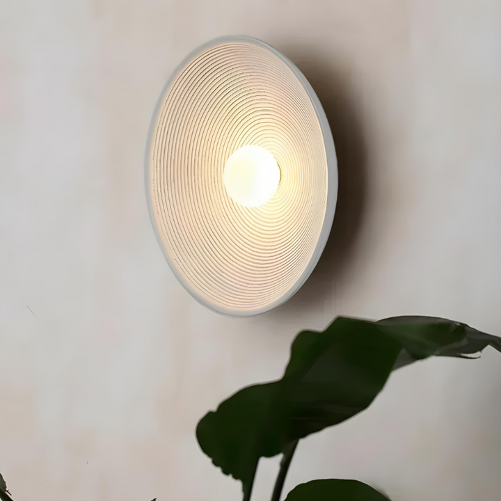 LumiRétro™ – Applique Murale Ronde au Charme Nordique