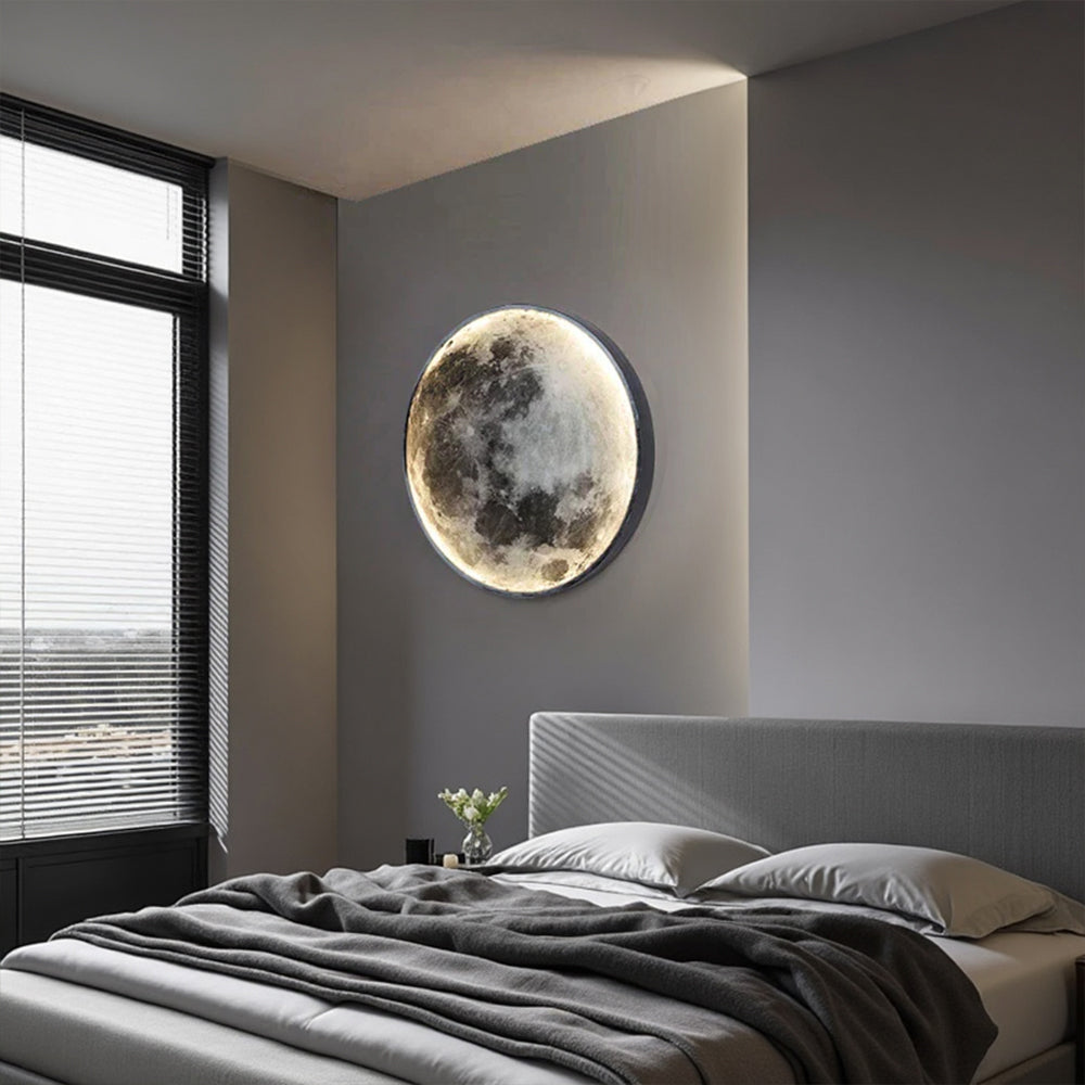 MoonAura™ – Lampe Murale Élégante Forme de Lune