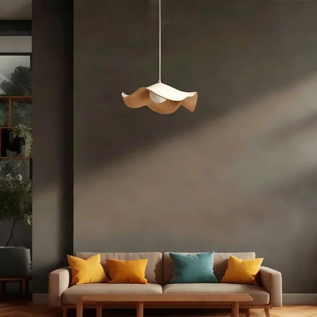 BoisSingulier™ – Suspension en Bois Unique et Élégante
