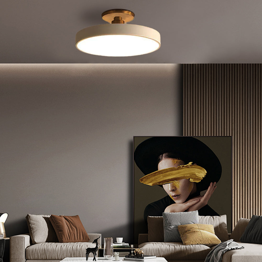 ScandiLumi™ – Luminaire Affleurant Rond et Épuré