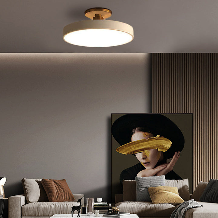 ScandiLumi™ – Luminaire Affleurant Rond et Épuré