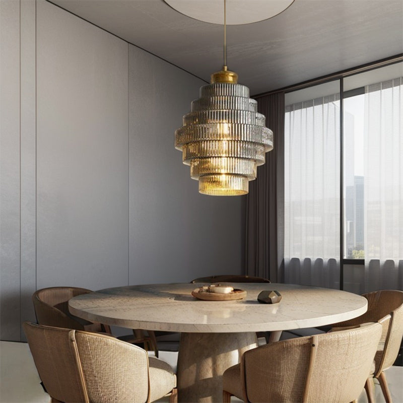 Clartis™ – Suspension Élégante au Design Verrier