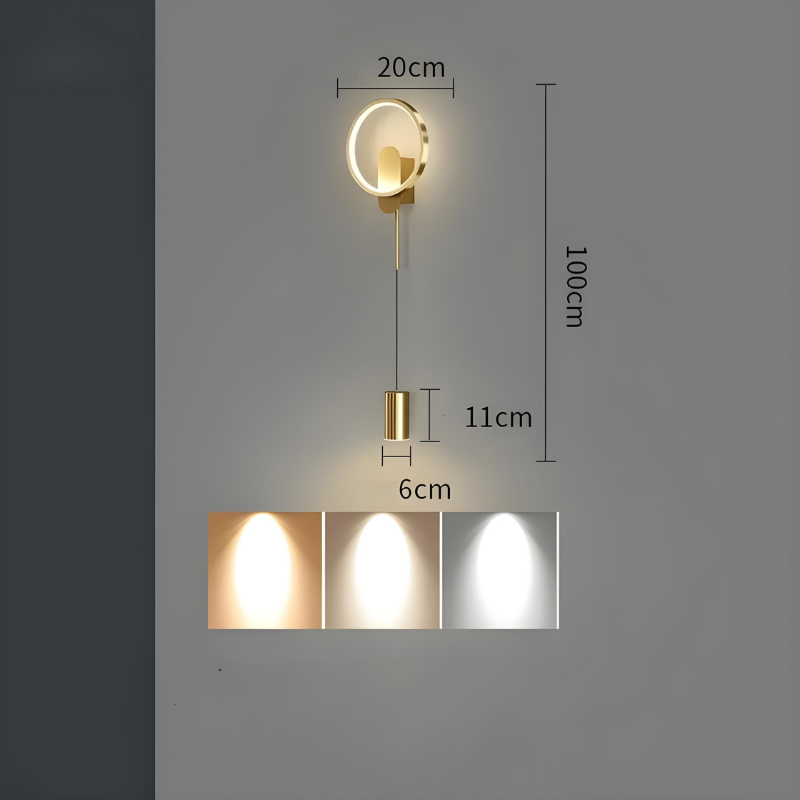 LumiLounge™ – Applique Murale Moderne pour Salon