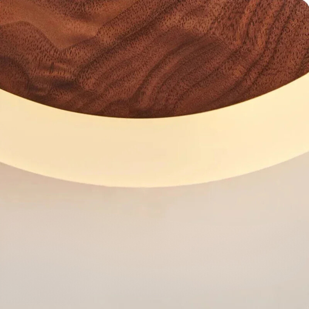 NoctaBois™ – Luminaire Mural en Noyer au Style Nordique