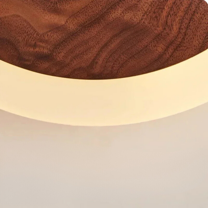 NoctaBois™ – Luminaire Mural en Noyer au Style Nordique