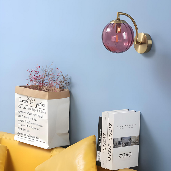 NordiVerre™ – Applique Murale Élégante à Effet Vitrail