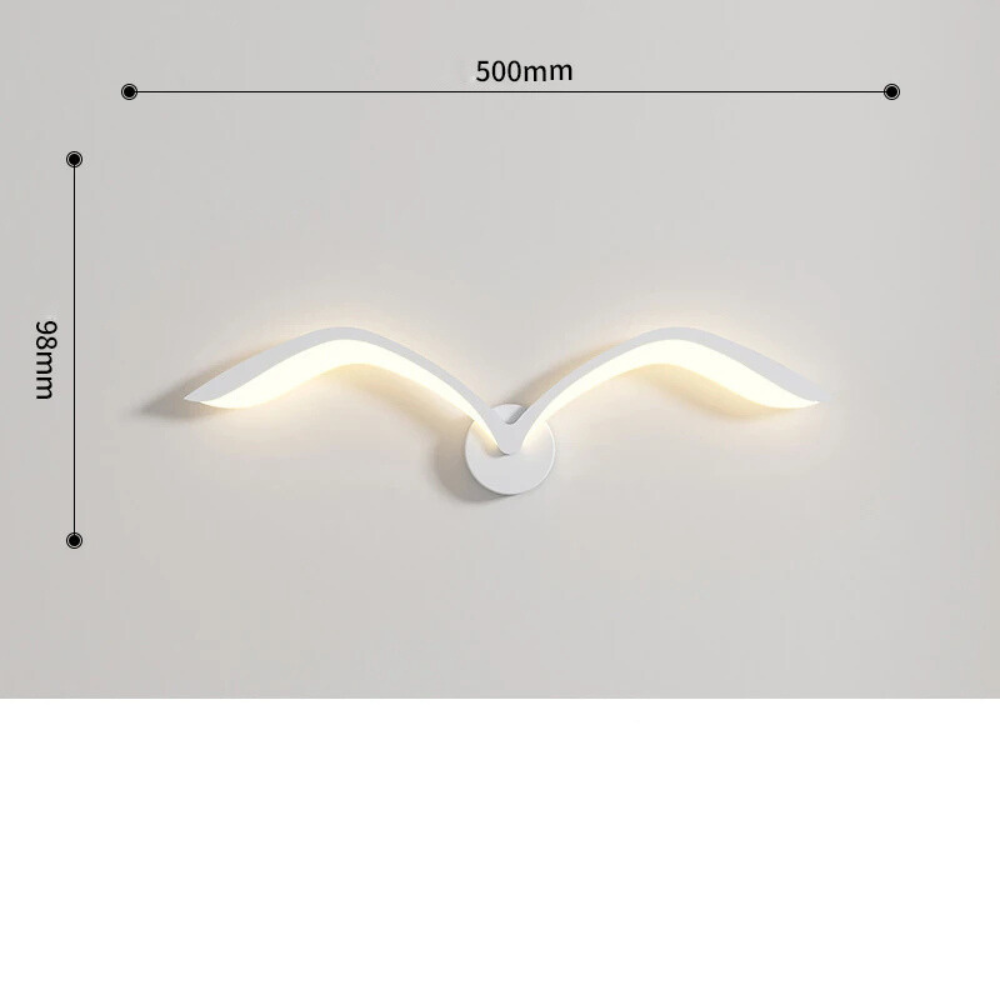 Lueur Boréale™ – Applique LED Oiseau Style Scandinave