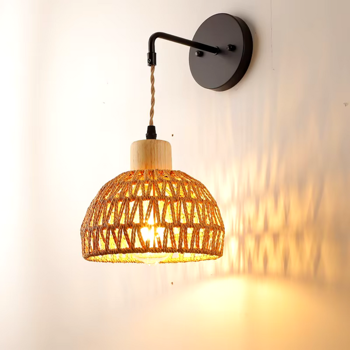TresséLuxe™ – Éclairage Mural Naturel & Fait Main