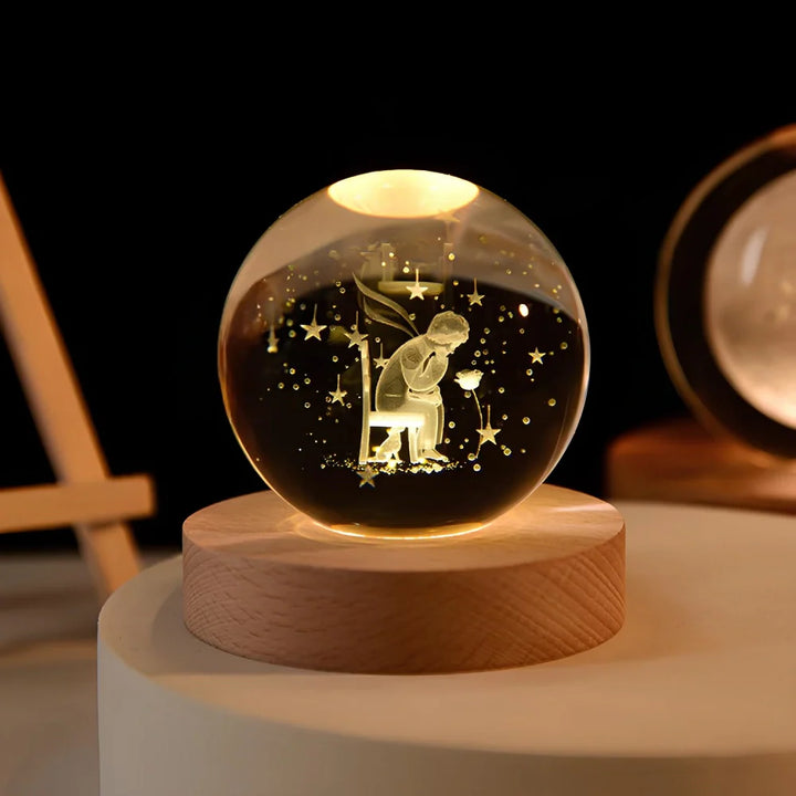 CristalAura™ – Boule de cristal lumineuse