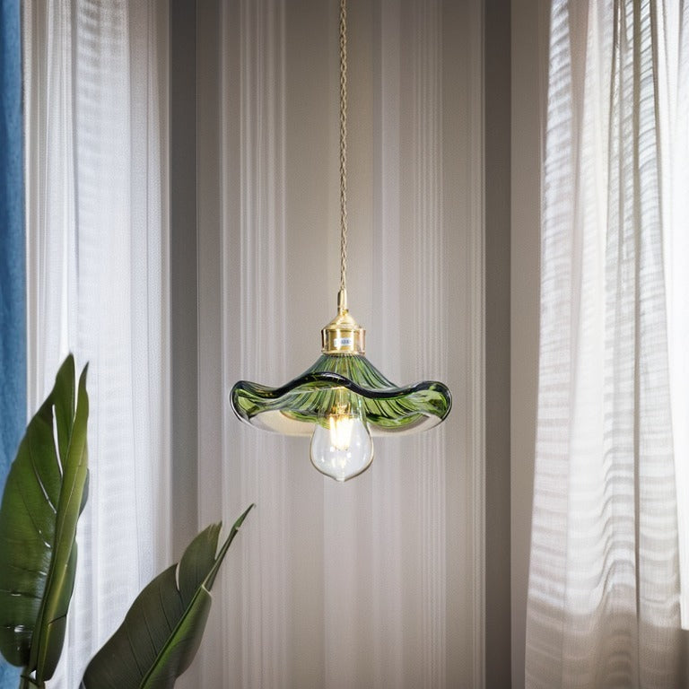 HibiLustre™ – Luminaire Pétale au Style Rétro