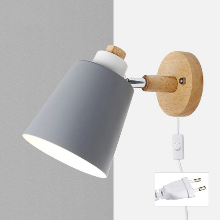 ScandiMétal™ – Lampe Murale LED Design en Fer Épuré