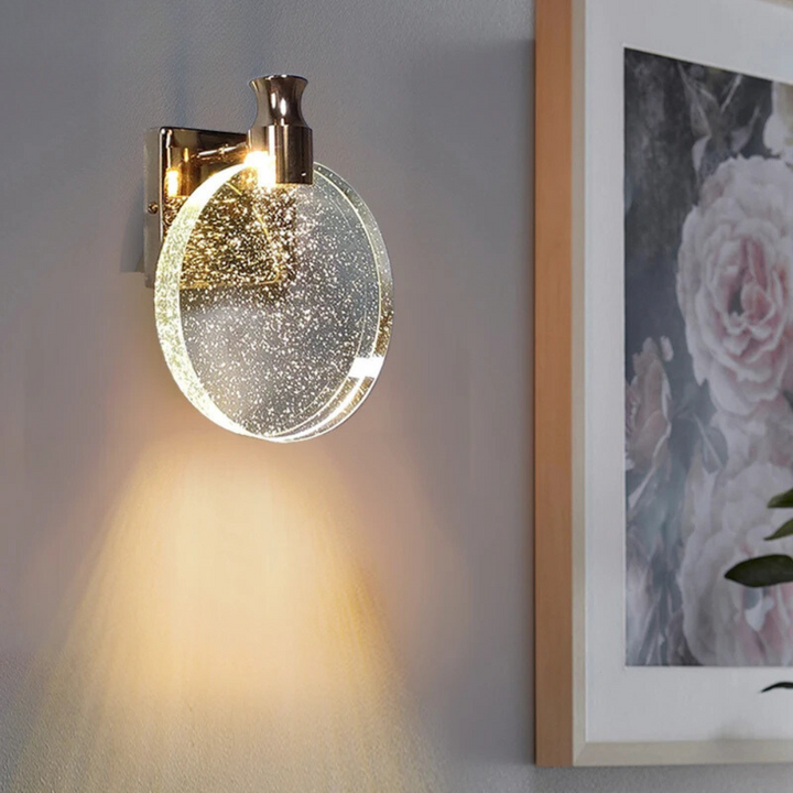 Éclat Pur™ – Applique Contemporaine en Cristal