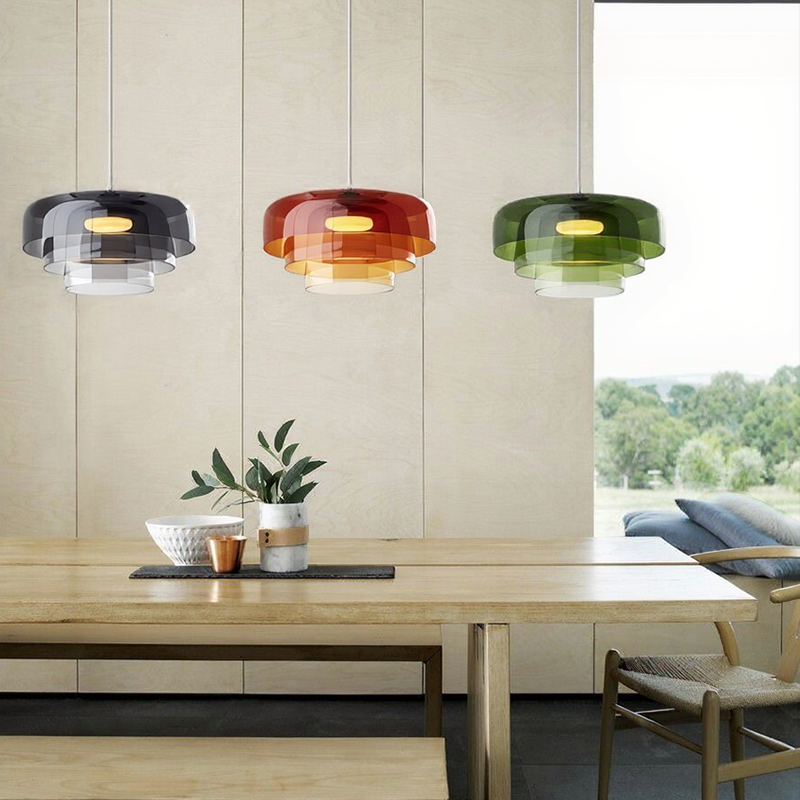 Clairéa™ – Lampes Suspendues en Verre Créatif