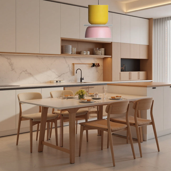 LumiMacaron™ – Suspension Design aux Couleurs Douces