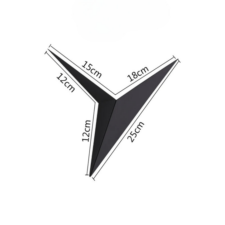 Luminark™ – Applique LED Triangulaire au Style Scandinave