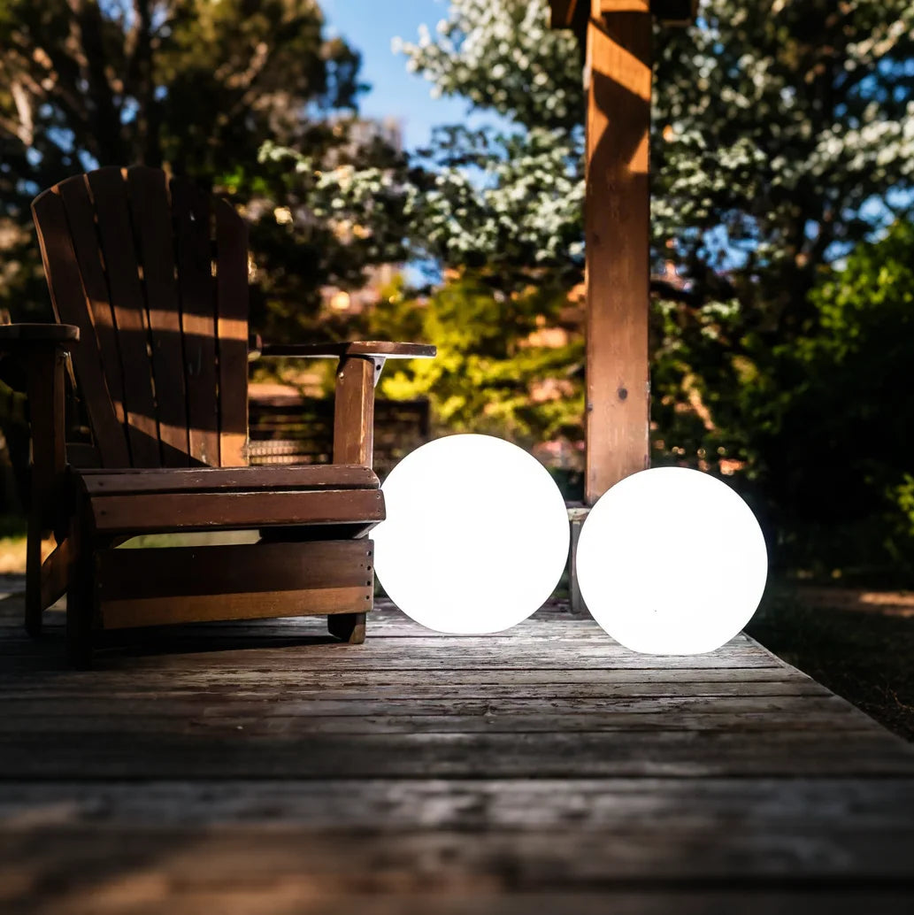 OrbiLume™ – Bulle de Lumière Solaire pour Extérieur