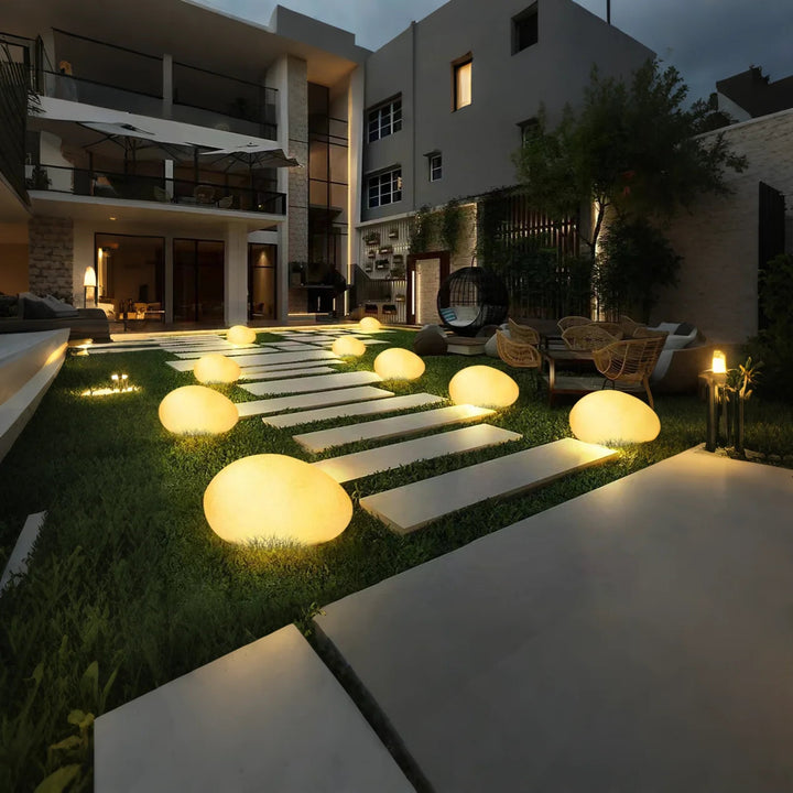 CobbleLux™ – Éclairage Solaire Design Pavé Moderne