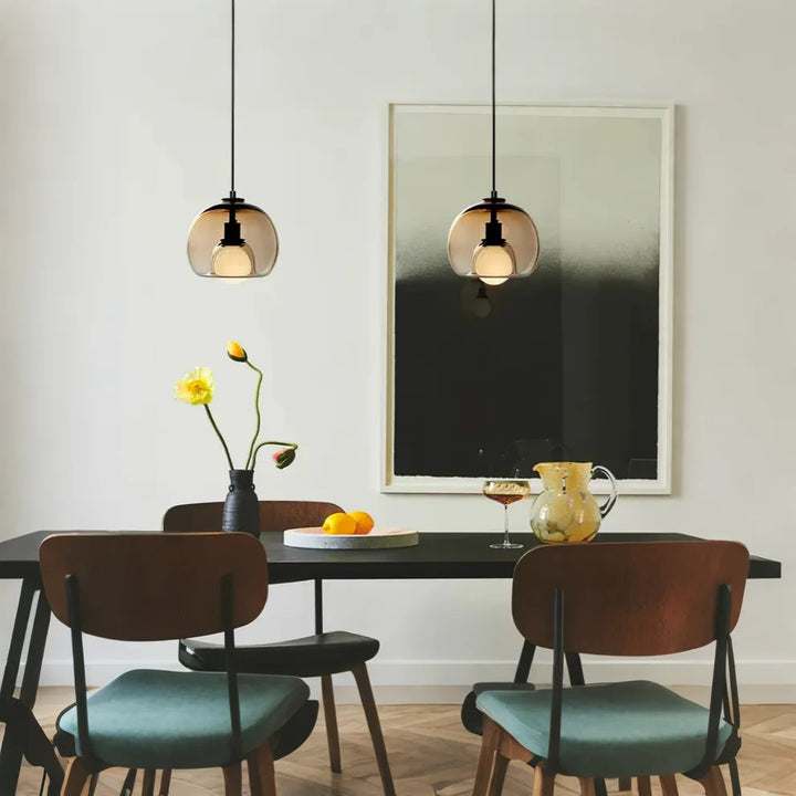 Clairéa™ – Lampe Suspendue Raffinée en Verre