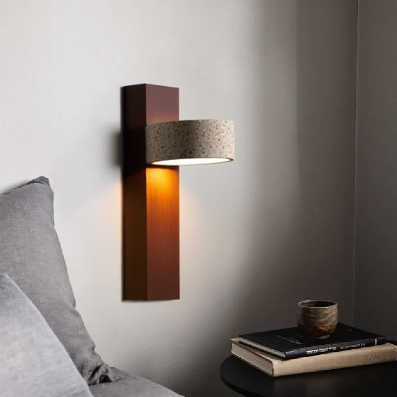 Blancréa™ – Applique Murale Chic en Travertin