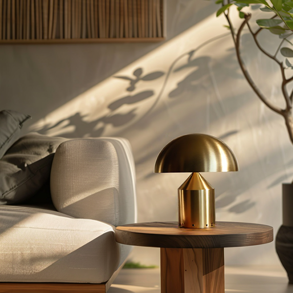 MétalFusion™ – Lampe de Table Créative en Métal
