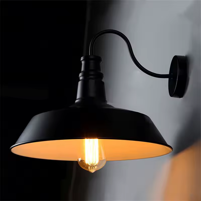 RustikLight™ – Applique Métallique à Interrupteur Intégré