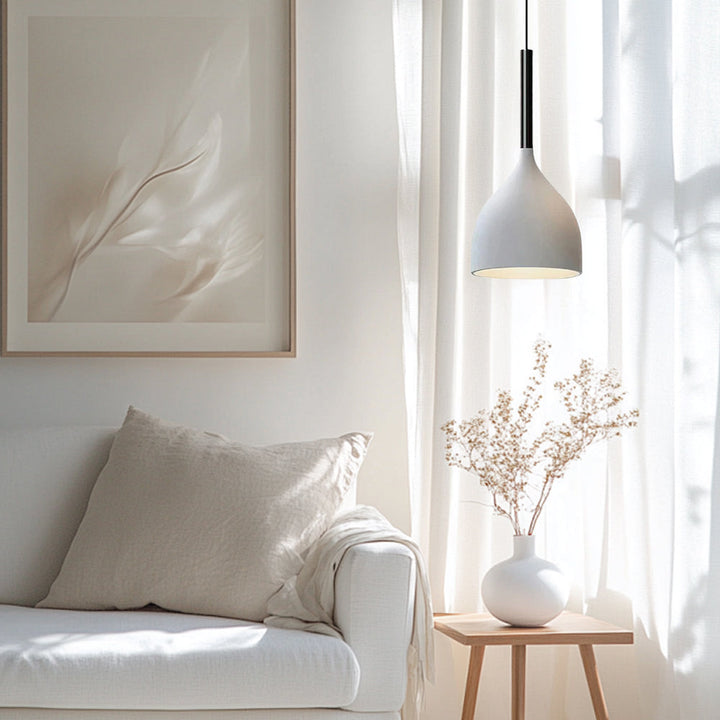 IronBake™ – Lampe Suspendue en Fer Peint et Cuit