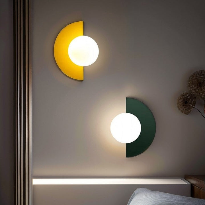 HémisLumi™ – Applique Murale Contemporaine en Demi-Sphère