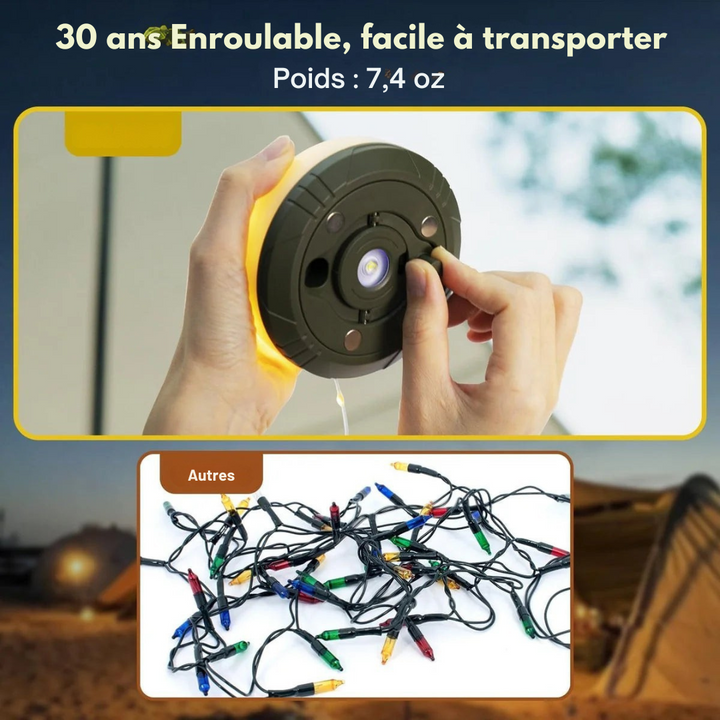 TerraBeam™ – Lumière Extérieure Compacte et Modulable