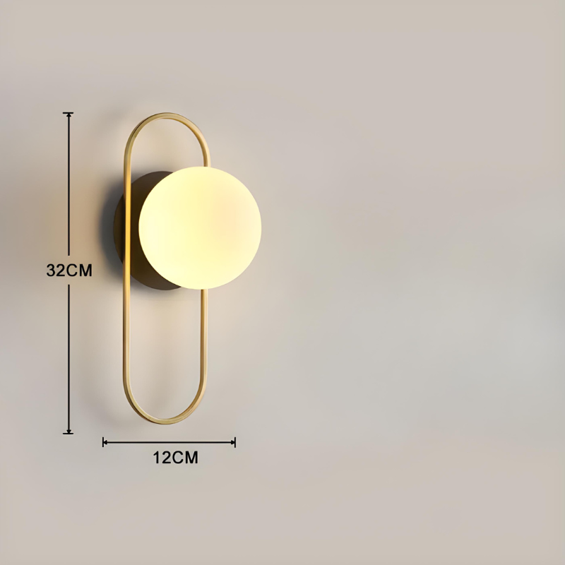 GlowSphere™ – Éclairage Mural Moderne en Forme de Boule
