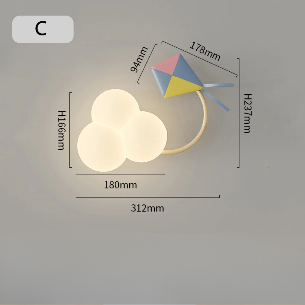 LumiJouet™ – Applique Murale Créative pour Petits Rêveurs