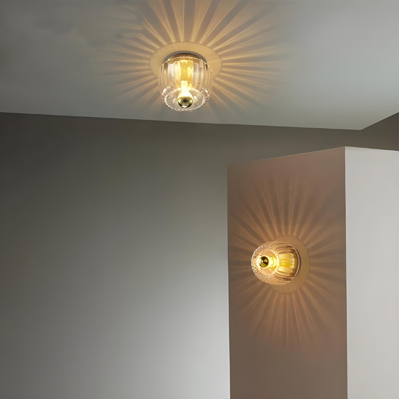 RayonVerre™ – Luminaire Mural Soleil en Verre