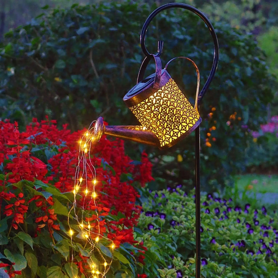 Watering Can Sparkles™ – Guirlandes Solaires LED en Cascade
