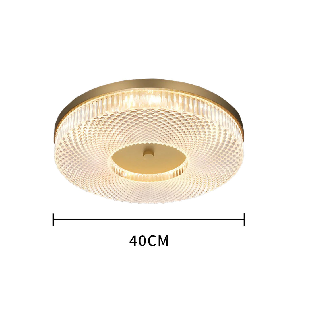 AcryLumi™ – Plafonnier Rond Créatif en Acrylique