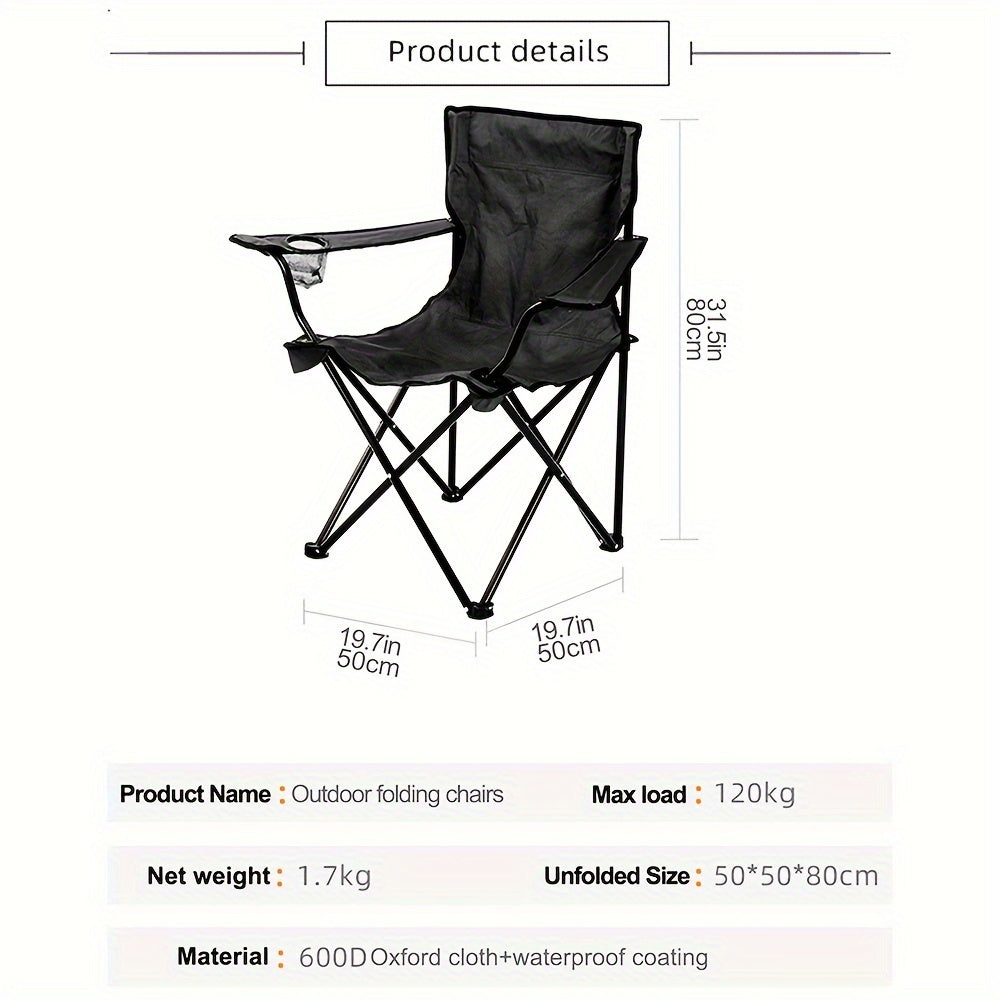 NomadSeat™ – Chaise de Loisirs Compacte et Confortable