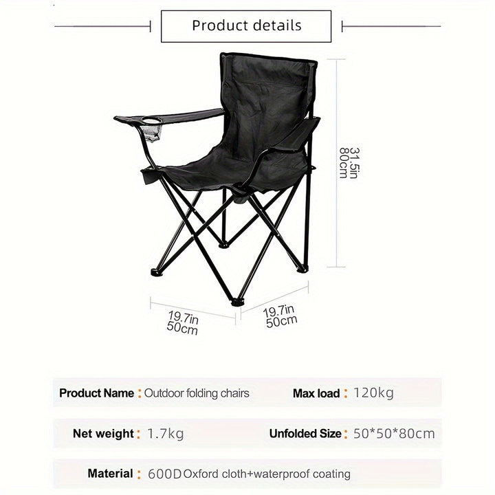 NomadSeat™ – Chaise de Loisirs Compacte et Confortable