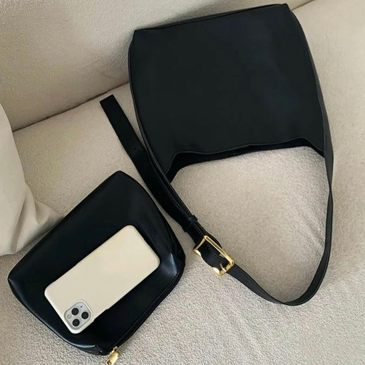 NuitBelle™ – Sac Noir Polyvalent au Style Raffiné