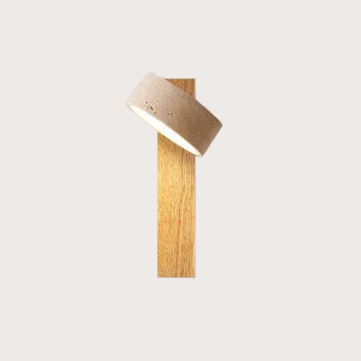 Blancréa™ – Applique Murale Chic en Travertin