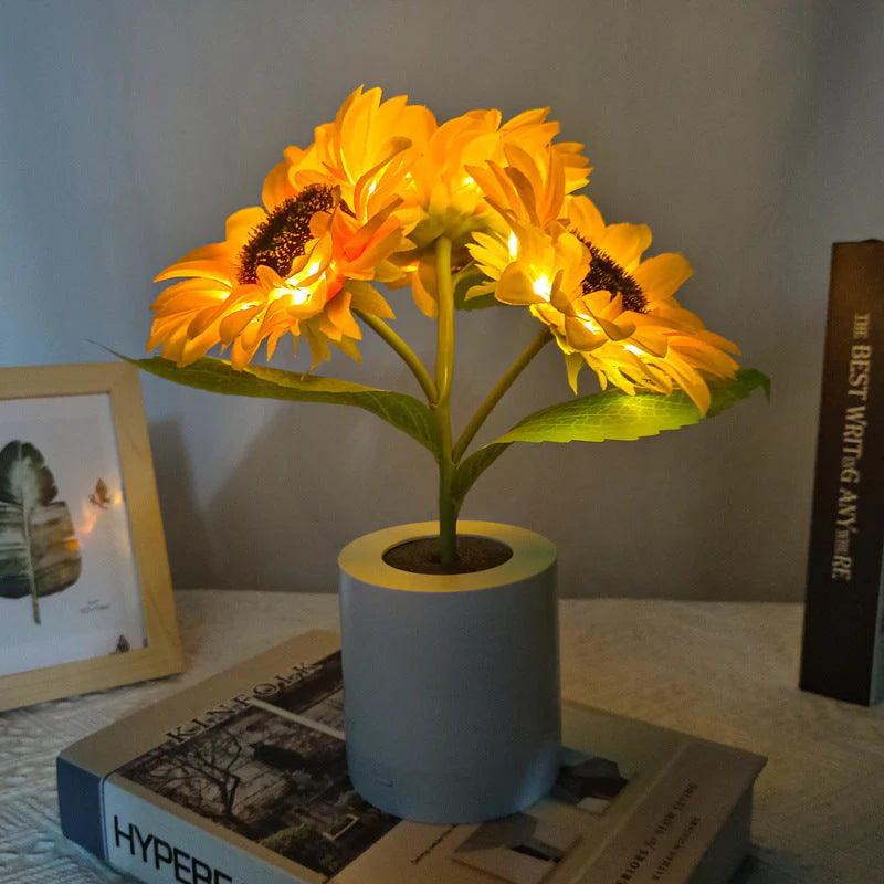 SoleaLume™ – Lampe de Table Tournesol Créative