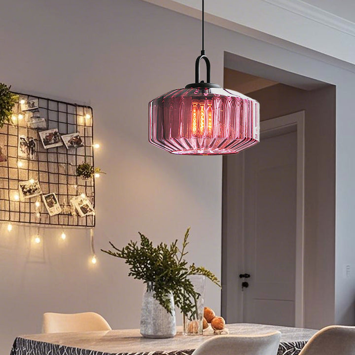 GlassiLign™ – Éclairage Nordique Moderne en Verre Rayé