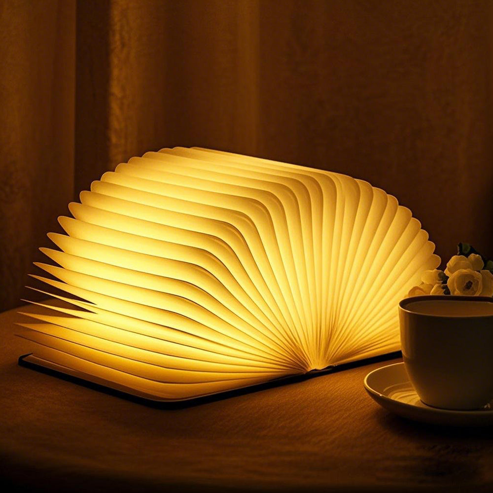 LumiLivre™ – Lampe Livre Pliable à 360° avec LED