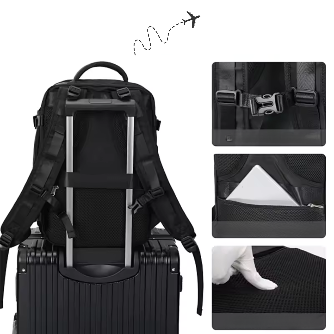 AirVoyage™ – Sac à Dos Cabine Léger & Spacieux