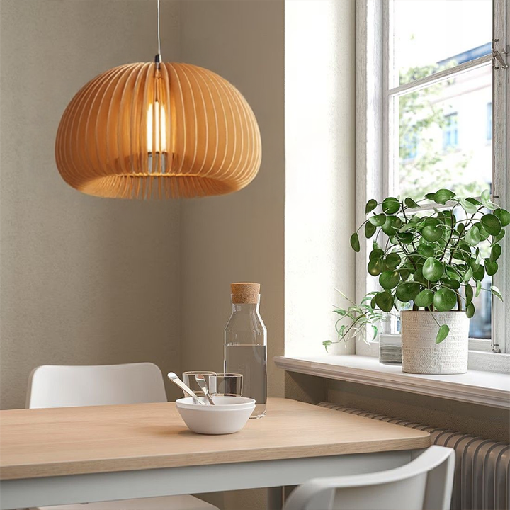 CitroLume™ – Chandelier Naturel au Design Citrouille