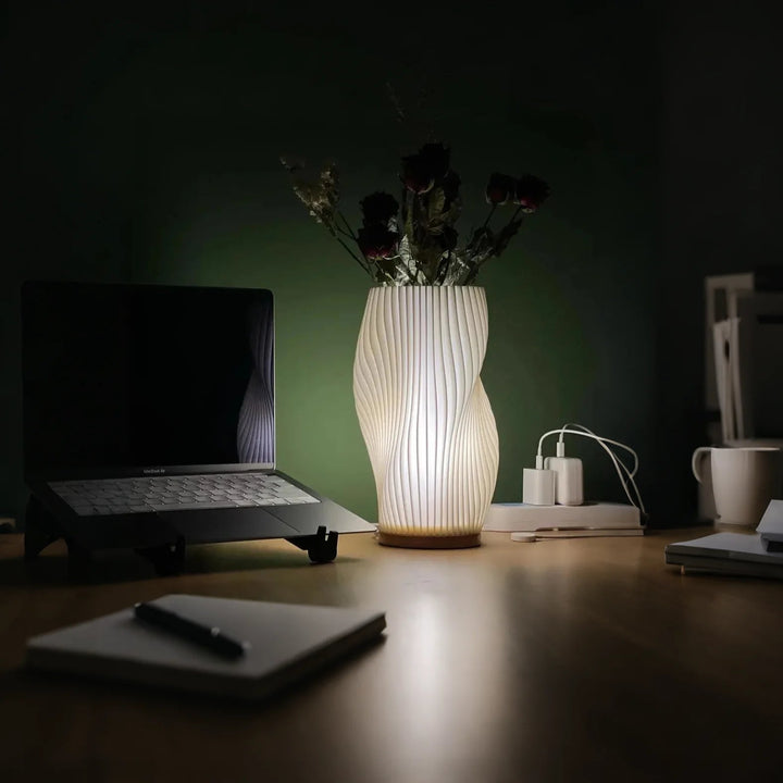 RayonNuit™ – Lampe de Nuit Élégante à Motif Spirale