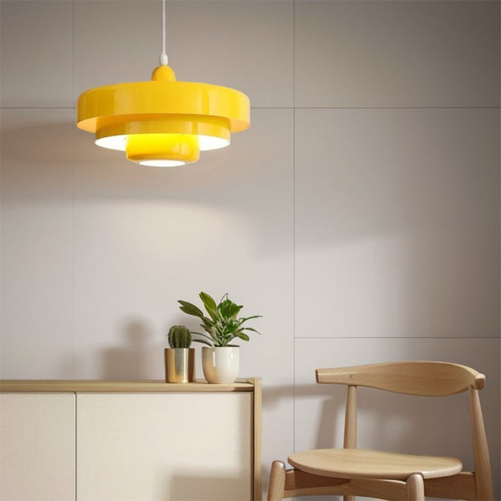 FerMédiéval™ – Lustre Rétro à Trois Niveaux en Fer Forgé